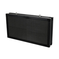 GloboStar® DISPLAY 90279 Κυλιόμενη Ψηφιακή Επιγραφή 64x32cm P10 Διπλής Όψης LED AC 220-240V Αδιάβροχο IP65 RGB - WiFi Control μέσω FK APP - Αισθητήρας Θερμοκρασίας & Υγρασίας - Μ70 x Π11 x Υ38.5cm - 2 Χρόνια Εγγύηση
