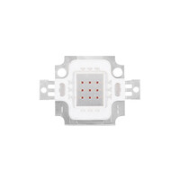GloboStar® 73766 Υψηλής Ισχύος LED COB BRIDGELUX 10W 500lm DC 6-8V - M2.9 x P2 x Y0.3cm - Κόκκινο - 2 Χρόνια Εγγύηση