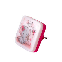 GloboStar® KIDDO 202-0001 Παιδικό Φωτιστικό Νυκτός LED 1W 95lm 120° AC220-240V IP20 Ψυχρό Λευκό 6000K - M5.5 x Π5.5 x Υ8cm - 2 Χρόνια Εγγύηση