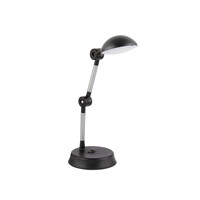 GloboStar® MICHEL 202-0061 Επιτραπέζιο Φωτιστικό Πορτατίφ LED 6W 540lm 120° AC220-240V IP20 Ψυχρό Λευκό 6000K Μαύρο Πλαστικό - Μ20 x Π14.5 x Υ33cm - 2 Χρόνια Εγγύηση