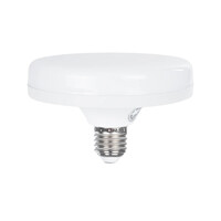 GloboStar® 60069 Λάμπα LED E27 UFO F120 22W 230V 2200lm 180° IP20 Ψυχρό Λευκό 6000k - Μ12 x Π12 x Υ7.5cm - 3 Χρόνια Εγγύηση