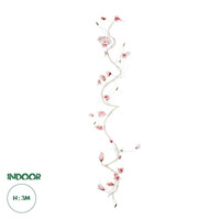 GloboStar® Artificial Garden MANGOLIA FLOWER VINE 21473 Τεχνητό Διακοσμητικό Κλαδί Μανόλιας  Y300cm