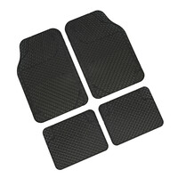L2648.1 ΠΑΤΑΚΙΑ ΛΑΣΤΙΧΟ DRENA GOMMA 4 UNIVERSAL ΜΑΥΡΑ 43,5x66cm+44,5x33,5cm LAMPA - 4 ΤΕΜ