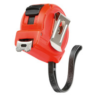 L5957.1 ΜΕΤΡΟΤΑΙΝΙΑ ΑΥΤΟΜΑΤΗ COMPACT 5m x16mm ΚΟΚΚΙΝΗ ΜΕ ΚΛΙΠ ΖΩΝΗΣ LAMPA - 1 ΤΕΜ.