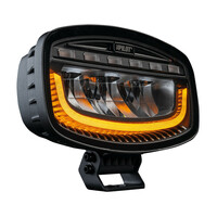 L7237.5 ΠΡΟΒΟΛΕΑΣ ΜΕ ΠΟΡΤΟΚΑΛΙ LED ΦΛΑΣ GLARE OVAL-PRO DEMON LINE 10>30V 51 LED 60W 3500lm 247x175x93mm LAMPA - 1 ΤΕΜ.