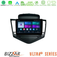 Bizzar Ultra Series Chevrolet Cruze 2009-2012 8core Android13 8+128gb Navigation Multimedia Tablet 9" u-ul2-Cv0045