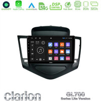 Clarion Gl700 Lite Series 8core Android11 2+32gb Chevrolet Cruze 2009-2012 Navigation Multimedia Tablet 9" με Carplay & Android Auto u-G72l-Cv0045