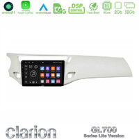 Clarion Gl700 Lite Series 8core Android11 2+32gb Citroen c3 2009-2016 Navigation Multimedia Tablet 9" με Carplay & Android Auto u-G72l-Ct1948wh