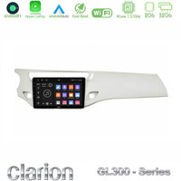 Clarion Gl300 Series 4core Android11 2+32gb Citroen c3 2009-2016 Navigation Multimedia Tablet 9" με Carplay & Android Auto u-gl3-Ct1948wh