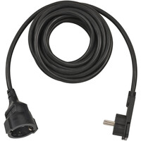 Brennenstuhl Καλώδιο Προέκτασης με Επίπεδο Φις 5m/ H05VV-F/ 3G1,5 Black (1168980050) (BNN1168980050)