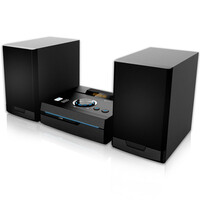 NOD STAGE Mini Hi-Fi System with CD,USB, Bluetooth, FM and blue LED, 50W