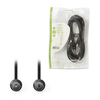 NEDIS CSGP40000BK30 Coax Cable 90dB IEC (Coax) Male - IEC (Coax) Female 3.0 m Bl