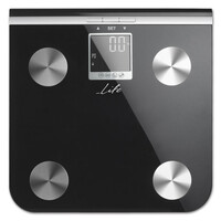 LIFE Shape Body fat scale,black glass surface