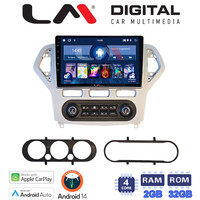 LM Digital - LM ZN4367S GPS Οθόνη OEM Multimedia Αυτοκινήτου για Ford Mondeo 2007 > 2010 (CarPlay/AndroidAuto/BT/GPS/WIFI/GPRS) electriclife