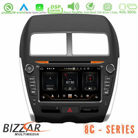 Bizzar pro Edition Mitsubishi asx Android 10 8core Multimedia Stationu-bl-8c-Mt64-pro