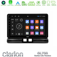 Clarion Gl700 Lite Series 8core Android11 6+128gb Citroen c3 2016-> Navigation Multimedia Tablet 9" με Carplay & Android Auto u-G76l-Ct2502