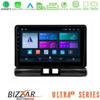 Bizzar Ultra Series Citroen c3 2016-> 8core Android13 8+128gb Navigation Multimedia Tablet 9" u-ul2-Ct2502