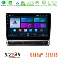 Bizzar Ultra Series Citroen c3 2016-> 8core Android13 8+128gb Navigation Multimedia Tablet 9" u-ul2-Ct2503
