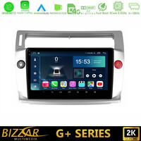 Bizzar g+ Series Citroen c4 2004-2010 8core Android12 6+128gb Navigation Multimedia Tablet 9" u-g-Ct0812