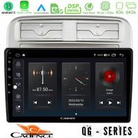 Cadence qg Series 8core Android13 4+64gb Fiat Grande Punto 2006-2011 Navigation Multimedia Tablet 9" u-qg-Ft1781