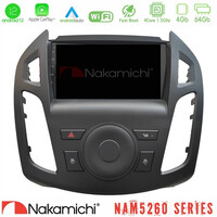 Nakamichi Nam5260 Series 4core Android12 4+64gb Ford Transit Connect Navigation Multimedia Tablet 9" με Carplay & Android Auto u-n44-Fd2854