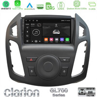 Clarion Gl700 Series 8core Android13 4+64gb Ford Transit Connect Navigation Multimedia Tablet 9" με Carplay & Android Auto u-gl7-Fd2854