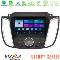 Bizzar Ultra Series Ford c-max / Kuga 8core Android13 8+128gb Navigation Multimedia Tablet 9" u-ul2-Fd2025
