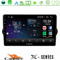 Cadence x Series Fiat Tipo 2015-2022 (Sedan) 8core Android 14 4+64gb Navigation Multimedia Tablet 9" u-x-Ft0802