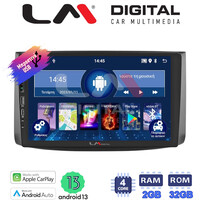 LM Digital - LM ZA4021 GPS Οθόνη OEM Multimedia Αυτοκινήτου για Chevrolet Aveo 2006 > 2010 (CarPlay/AndroidAuto/BT/GPS/WIFI/GPRS) electriclife