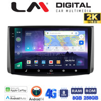 LM Digital - LM ZQ8021 GPS Οθόνη OEM Multimedia Αυτοκινήτου για Chevrolet Aveo 2006 > 2010 (CarPlay/AndroidAuto/BT/GPS/WIFI/GPRS) electriclife