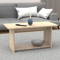 Τραπέζι Kumba pakoworld σε oak απόχρωση 80x40x42εκ