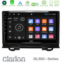 Clarion Gl300 Series 4core Android11 2+32gb Honda hr-v 2021-> Navigation Multimedia Tablet 9" με Carplay & Android Auto u-gl3-Hd1034