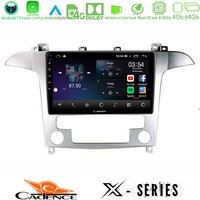 Cadence x Series Ford s-max 2006-2012 8core Android 14 4+64gb Navigation Multimedia Tablet 9" u-x-Fd409s