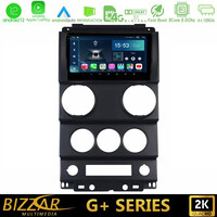 Bizzar g+ Series Jeep Wrangler 2008-2010 8core Android12 6+128gb Navigation Multimedia Tablet 9" u-g-Jp1037