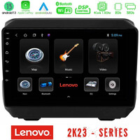 Lenovo car pad Jeep Wrangler 2018-> 4core Android 13 2+32gb Navigation Multimedia Tablet 9" u-len-Jp0865
