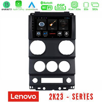 Lenovo car pad Jeep Wrangler 2008-2010 4core Android 13 2+32gb Navigation Multimedia Tablet 9" u-len-Jp1037