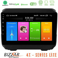 Bizzar 4t Series Jeep Wrangler 2018-> 4core Android13 2+32gb Navigation Multimedia Tablet 9" u-lvb-Jp0865