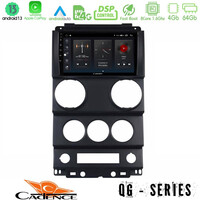 Cadence qg Series 8core Android13 4+64gb Jeep Wrangler 2008-2010 Navigation Multimedia Tablet 9" u-qg-Jp1037