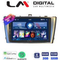 LM Digital - LM ZA4027G GPS Οθόνη OEM Multimedia Αυτοκινήτου για Toyota Avensis 2009 > 2016 (CarPlay/AndroidAuto/BT/GPS/WIFI/GPRS) electriclife