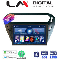 LM Digital - LM ZA4294B GPS Οθόνη OEM Multimedia Αυτοκινήτου για Citroen Elysee 2013 > Peugeot 301 2013 > (CarPlay/AndroidAuto/BT/GPS/WIFI/GPRS) electriclife