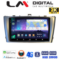 LM Digital - LM ZQ8027G GPS Οθόνη OEM Multimedia Αυτοκινήτου για Toyota Avensis 2009 > 2016 (CarPlay/AndroidAuto/BT/GPS/WIFI/GPRS) electriclife