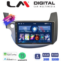 LM Digital - LM ZA4549G GPS Οθόνη OEM Multimedia Αυτοκινήτου για Honda Jazz 2008 > 2012 (CarPlay/AndroidAuto/BT/GPS/WIFI/GPRS) electriclife