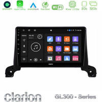 Clarion Gl300 Series 4core Android11 2+32gb Peugeot 3008/5008 2017-2023 Navigation Multimedia Tablet 9" με Carplay & Android Auto u-gl3-Pg0433