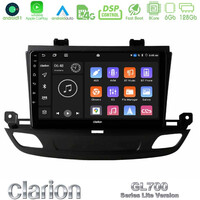 Clarion Gl700 Lite Series 8core Android11 6+128gb Opel Insignia 2 2017-2020 navigation Multimedia Tablet 9" με Carplay & Android Auto u-G76l-Op1402