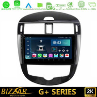Bizzar g+ Series Nissan Pulsar 2015-2018 8core Android12 6+128gb Navigation Multimedia Tablet 9" u-g-Ns2244