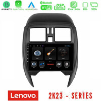 Lenovo car pad Nissan Micra 2013-2016 4core Android 13 2+32gb Navigation Multimedia Tablet 9" u-len-Ns1065