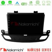 Nakamichi Nam5260 Series 4core Android12 4+64gb Opel Insignia 2 2017-2020 Navigation Multimedia Tablet 9" με Carplay & Android Auto u-n44-Op1402