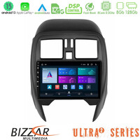 Bizzar Ultra Series Nissan Micra 2013-2016 8core Android13 8+128gb Navigation Multimedia Tablet 9" u-ul2-Ns1065