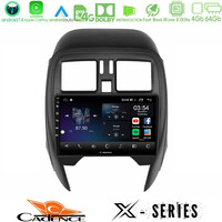 Cadence x Series Nissan Micra 2013-2016 8core Android 14 4+64gb Navigation Multimedia Tablet 9" u-x-Ns1065