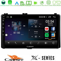 Cadence x Series Toyota Corolla/auris 2017-2019 8core Android 14 4+64gb Navigation Multimedia Tablet 9" u-x-Ty1106
